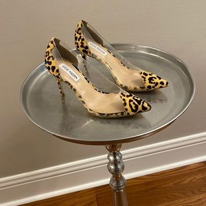 Steve Madden real fur printed cow hair pumps! Brand new! Size 6.5